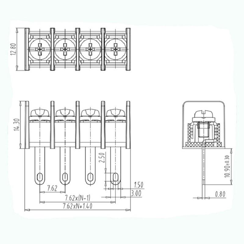 terminal block connector pcb